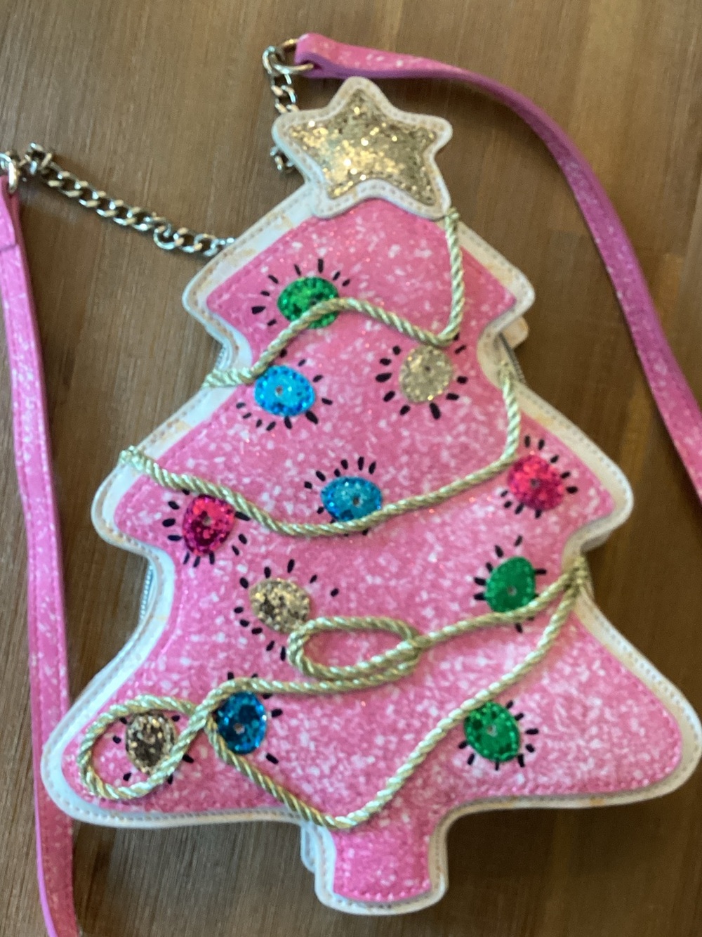 Betsy Johnson Christmas tree light up purse 👛